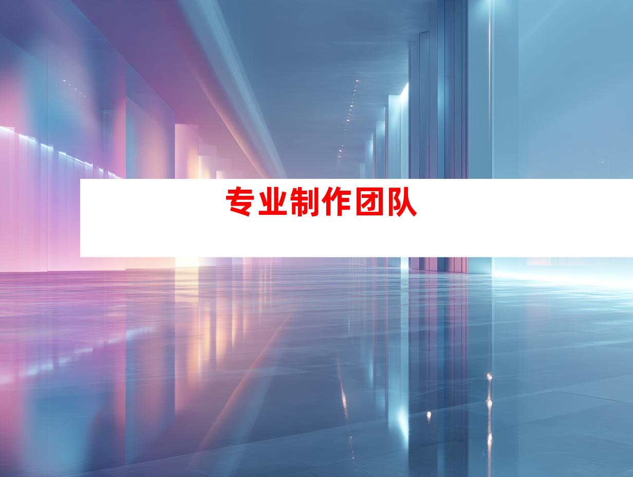 专业制作团队