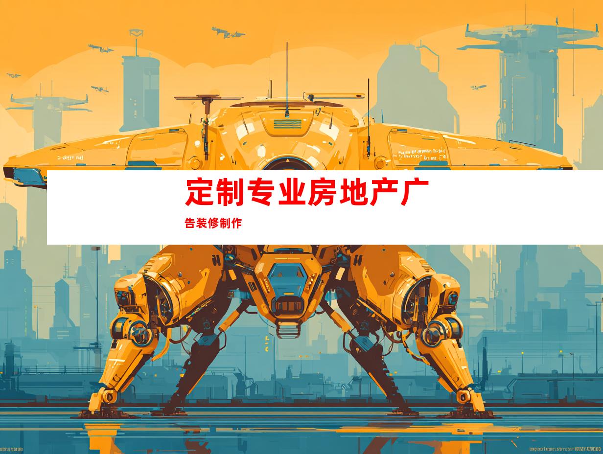 定制专业房地产广告装修制作