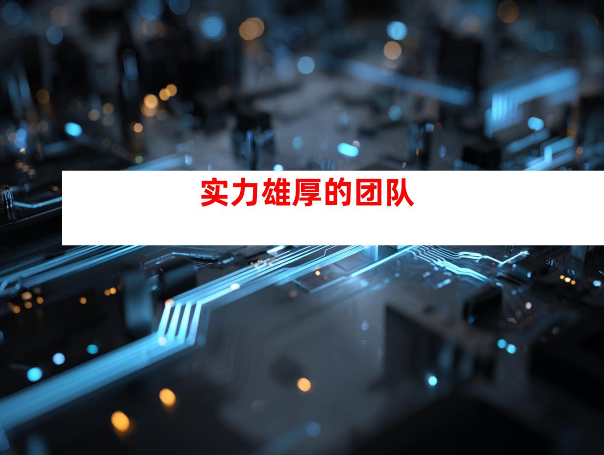 实力雄厚的团队