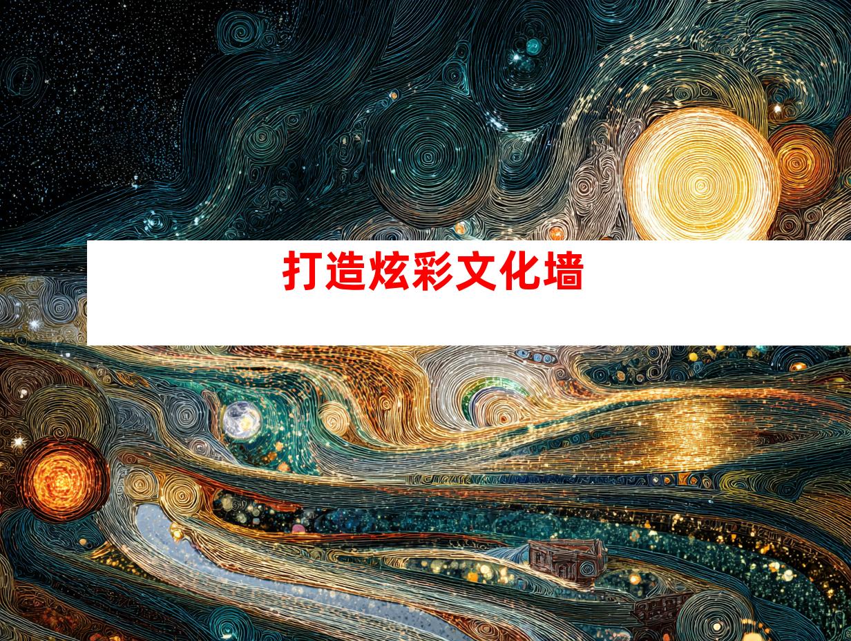 打造炫彩文化墙