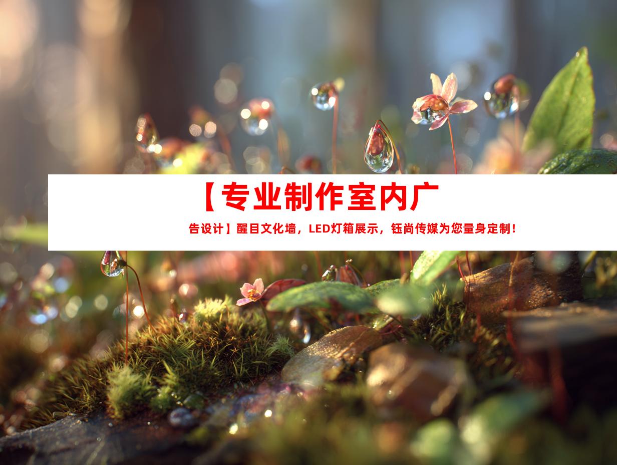 苏州【专业制作室内广告设计】醒目文化墙，LED灯箱展示，钰尚传媒为您量身定制！