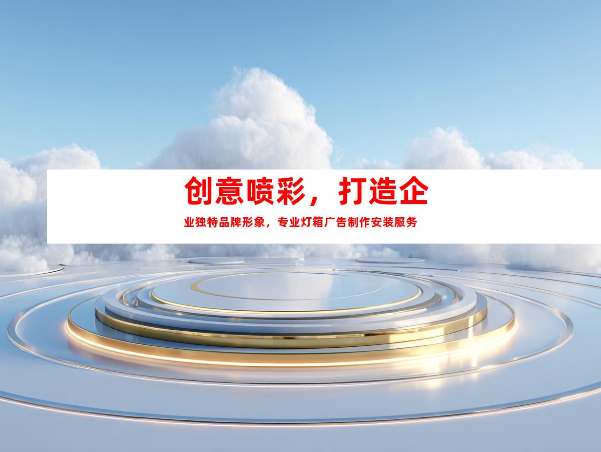 苏州创意喷彩，打造企业独特品牌形象，专业灯箱广告制作安装服务991