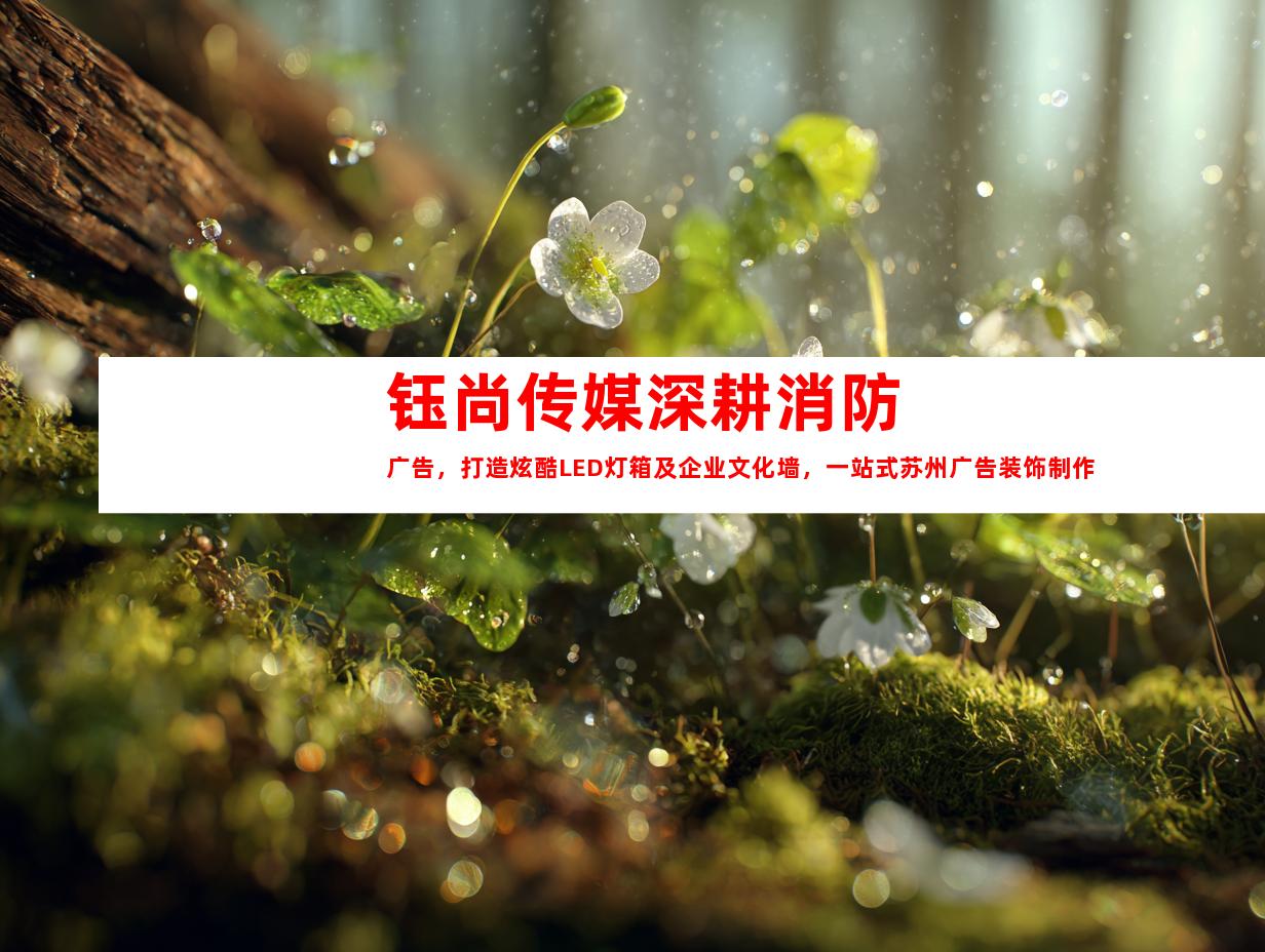 苏州钰尚传媒深耕消防广告，打造炫酷LED灯箱及企业文化墙，一站式苏州广告装饰制作公司！9978